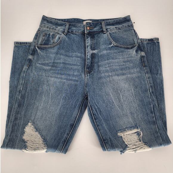 Twelve by Ontwelfth Distressed Knee Jeans Women's Size 31 - Picture 3 of 12